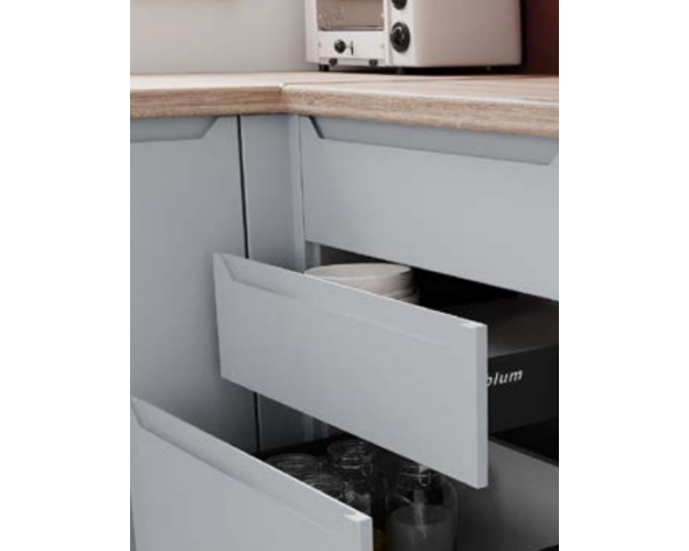 Тренто ГПГ 800 шкаф верхний горизонтальный (Маус софт/корпус Серый)